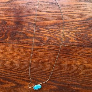Kendra Scott turquoise mid-length pendant necklace